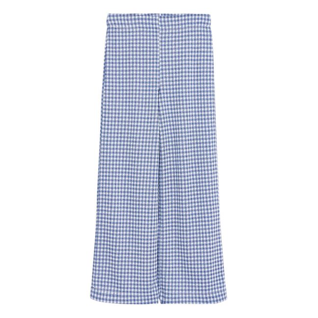 Pantalon Vichy Fiona | Bleu marine