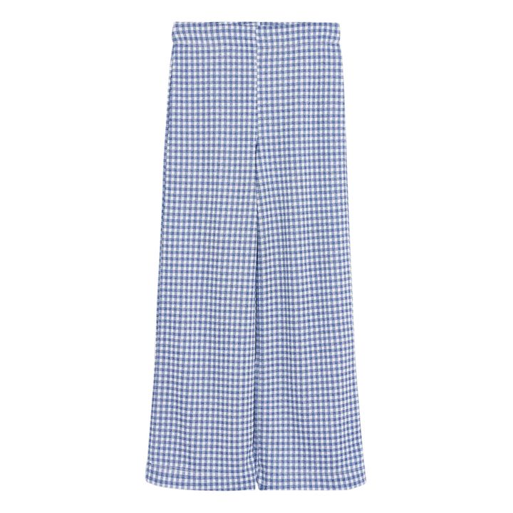 Fiona Gingham Pants | Blu marino- Immagine del prodotto n°0