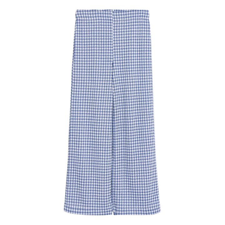 Pantalon Vichy Fiona | Bleu marine- Image produit n°0