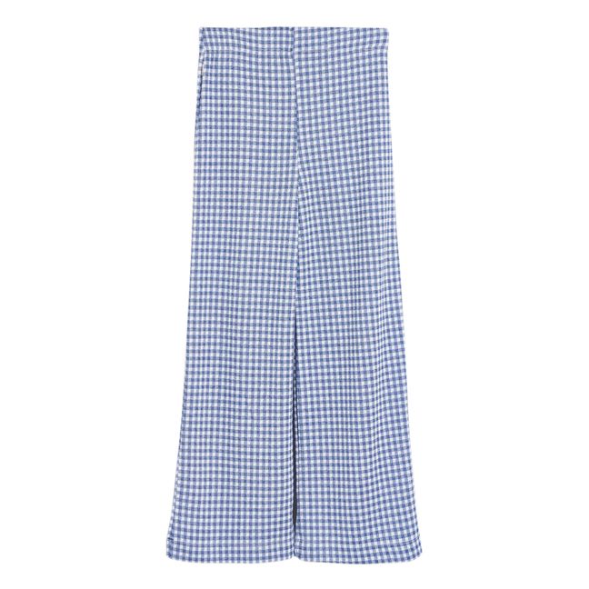 Pantalon Vichy Fiona | Blu marino