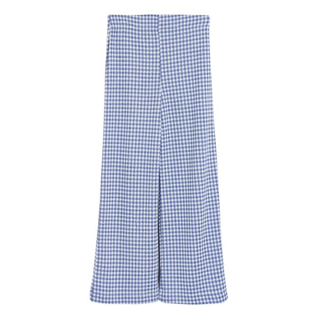 Pantalon Vichy Fiona | Bleu marine