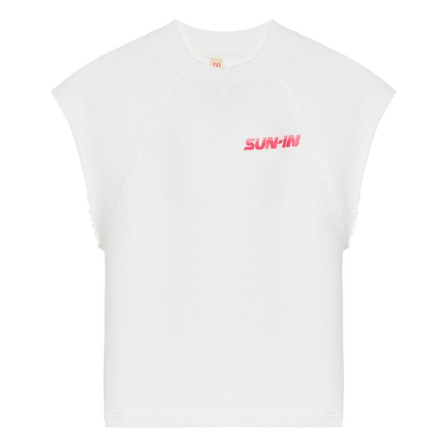 Fidal Sleeveless Sweatshirt | Bianco