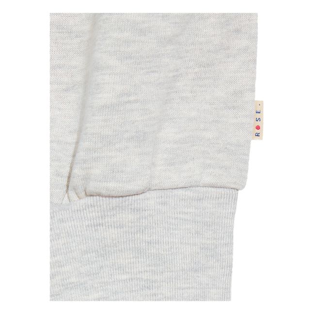 Sweat Sans Manches Fine | Gris chiné
