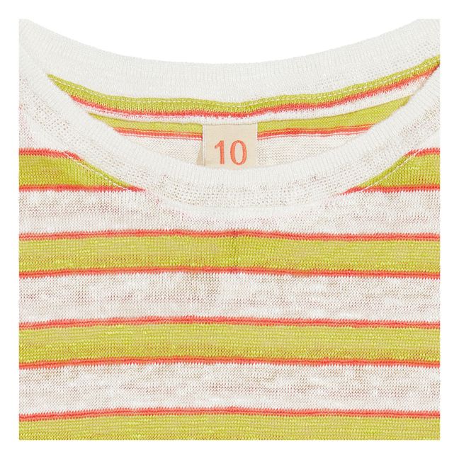 Mio Linen T-shirt | Anise green