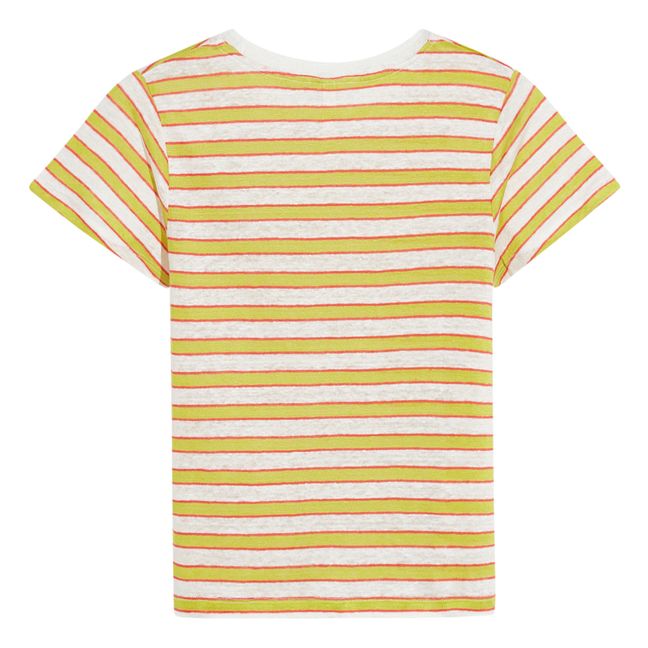 T-shirt Mio Lin | Vert anis