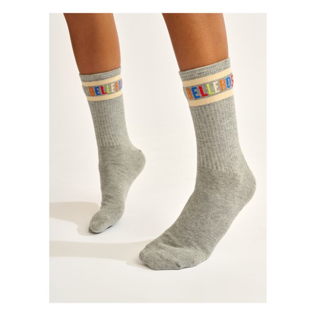 Vige Socks | Grau Meliert