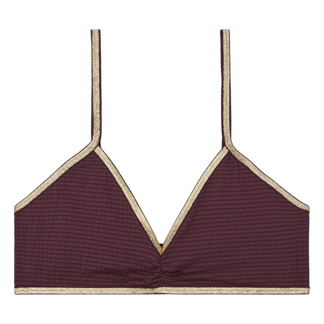 Georgia Textured Sports Bra | Prugna