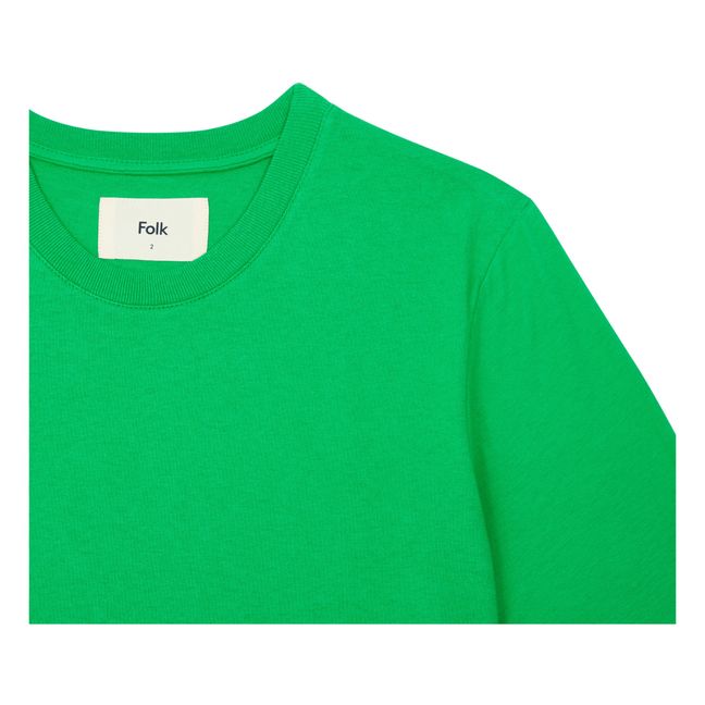 Contrast Sleeve T-shirt | Verde