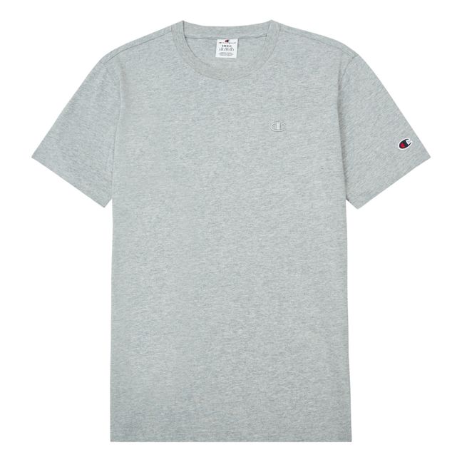 Champion Logo T-Shirt | Grau Meliert