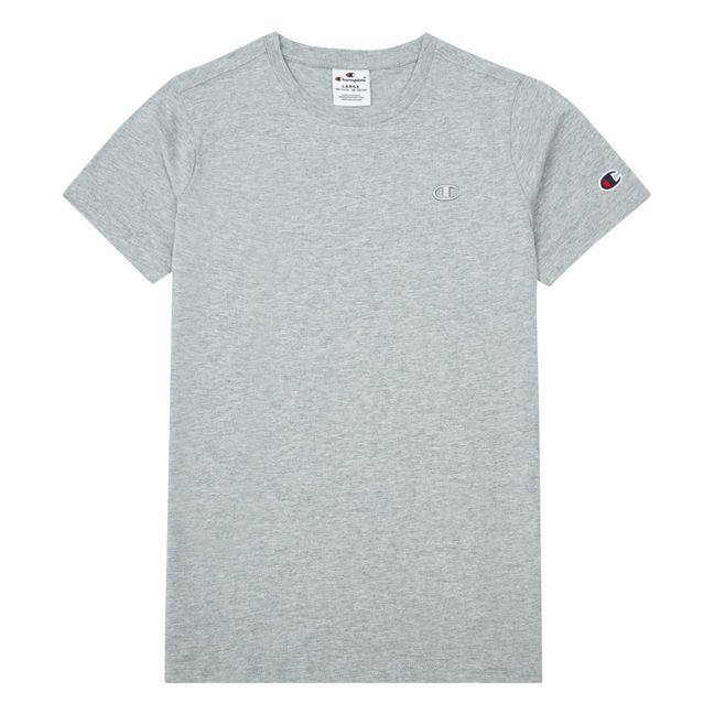 Champion Logo T-Shirt | Grau Meliert