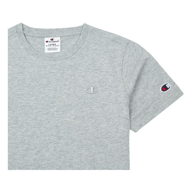 Champion Logo T-Shirt | Grau Meliert