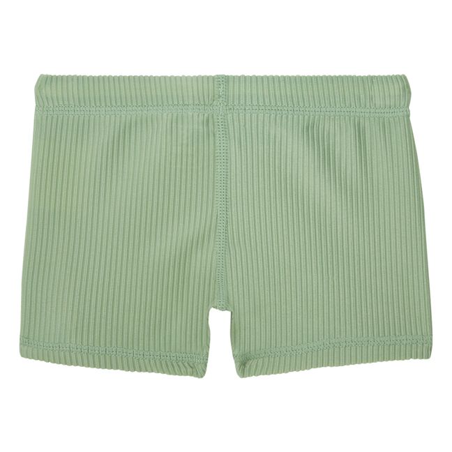 Pantaloncini da bagno a coste | Verde acqua