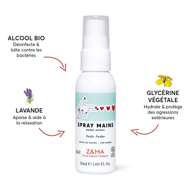 Spray per le mani disinfettante - 50ml