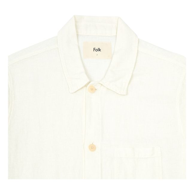 Chemisette Seoul Lin | Blanc