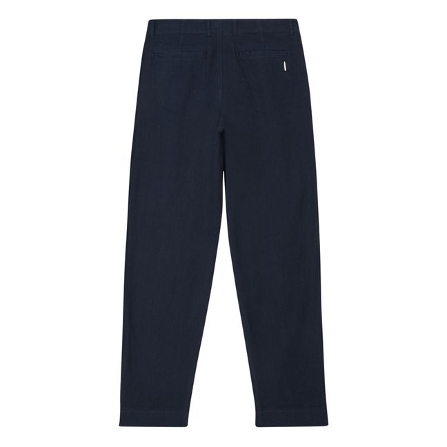 Assembly Linen Chino Pants | Blu marino