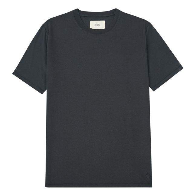 T-shirt Contrast Sleeve | Nero