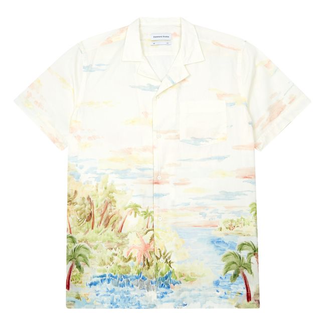 Summer Short Sleeved Shirt | Bianco