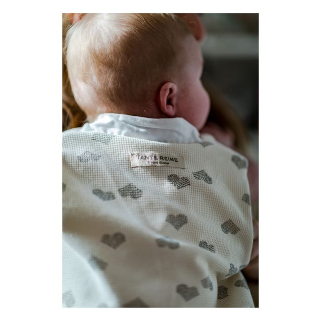 Leichter Babyschlafsack aus Bio-Baumwolle | Weiß