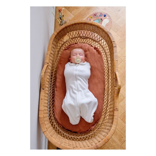Sacco-nanna avvolgente, in cotone bio | Bianco latte