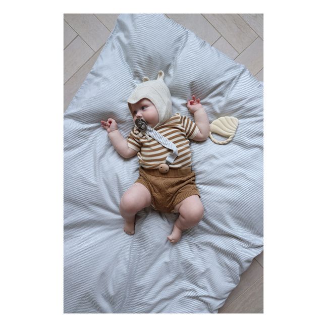 Weiche Decke - Stripes Blue