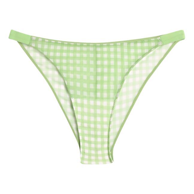 Miro Gingham Briefs | Verde