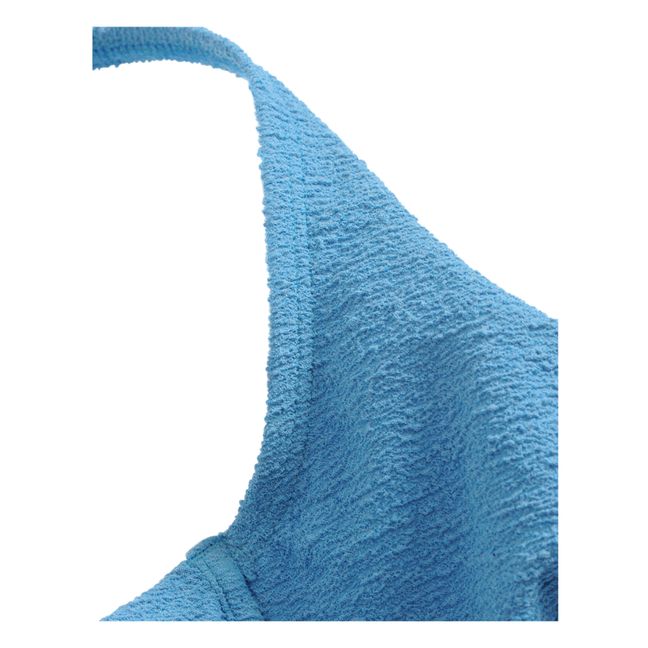 Haut de Maillot Texturé Camillo | Bleu