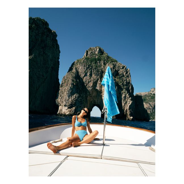 Bas de Maillot Texturé Camillo | Bleu