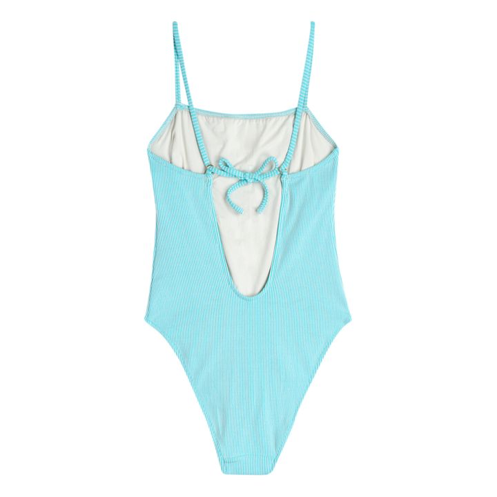 Nino Striped One-piece Swimsuit | Azul Turquesa- Imagen del producto n°6