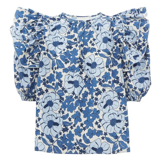 Zoe Bloom Top | Azul