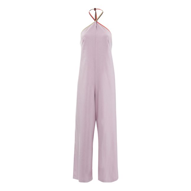 Mar Wild Silk Jumpsuit | Lilac