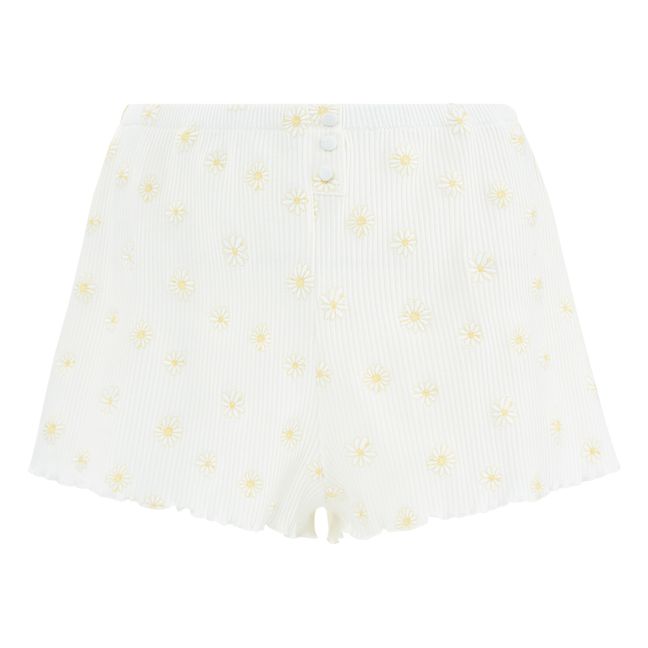 Mara Pajama Shorts | Blanco