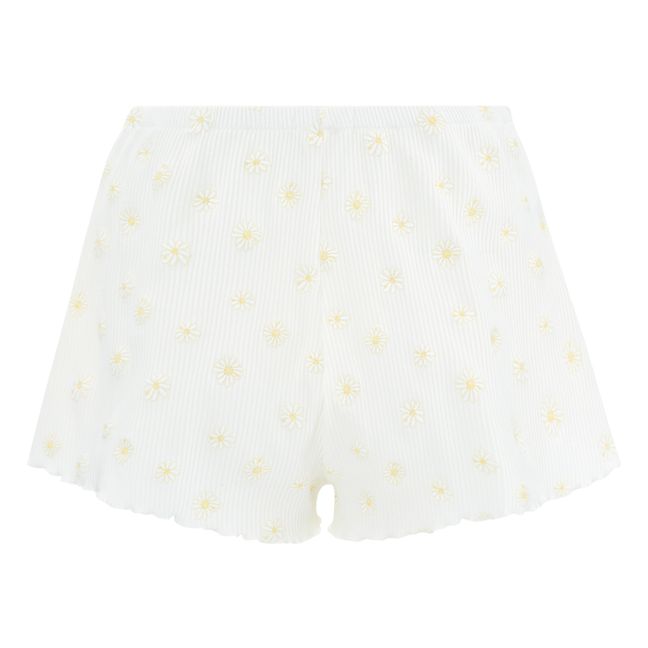 Mara Pajama Shorts | White