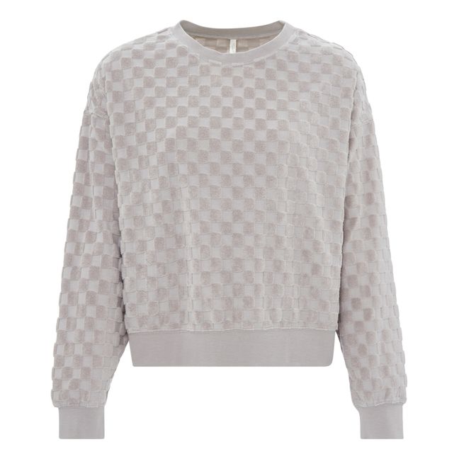 Boxy Terry Sweater | Gris