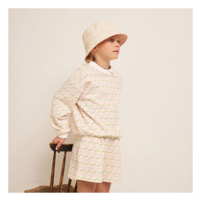 Claudine Sweatshirt - Cherry Festival Capsule  | Ecru