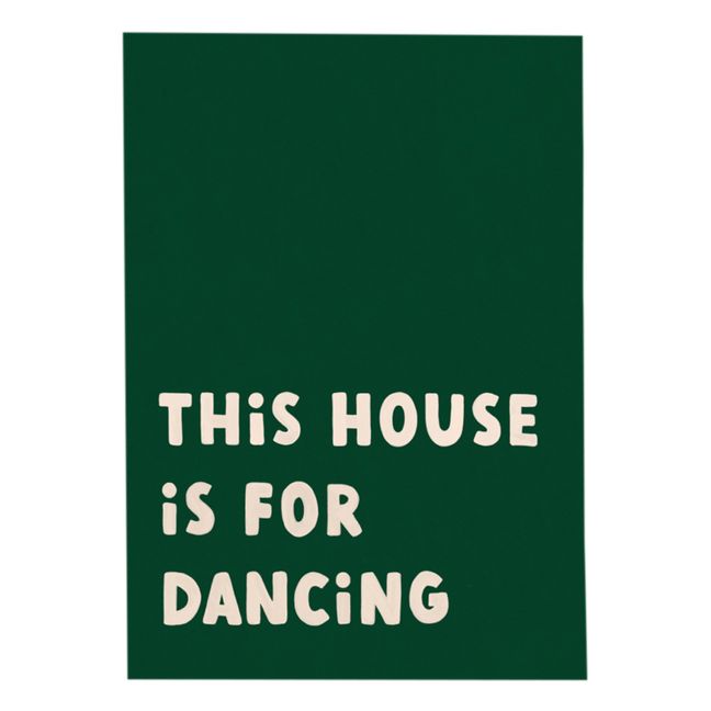 Affiche This House | Vert