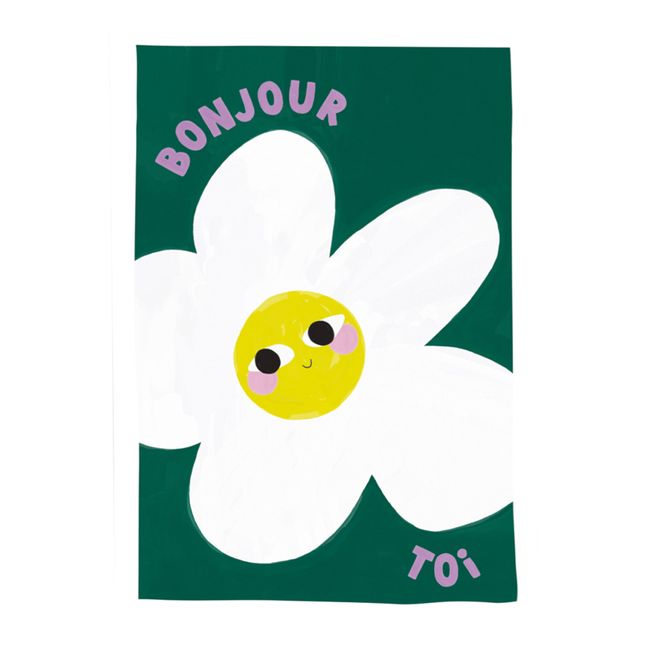 Affiche Bonjour Toi | Vert