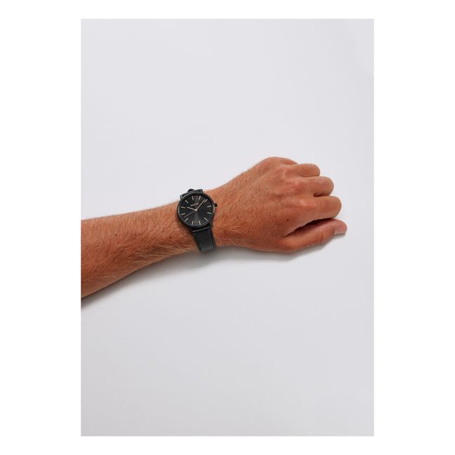 Porter Leather Watch | Negro