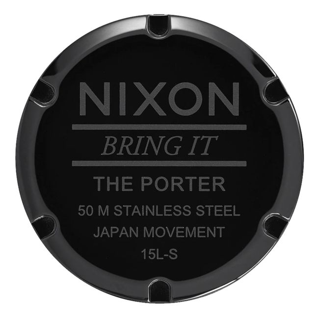 Montre Porter Leather | Noir