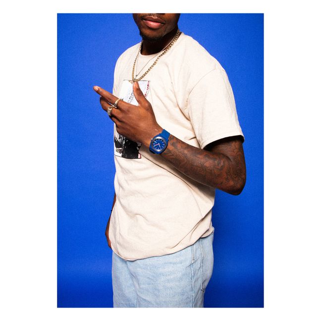 Time Teller Recycled OPP Watch | Azul Marino