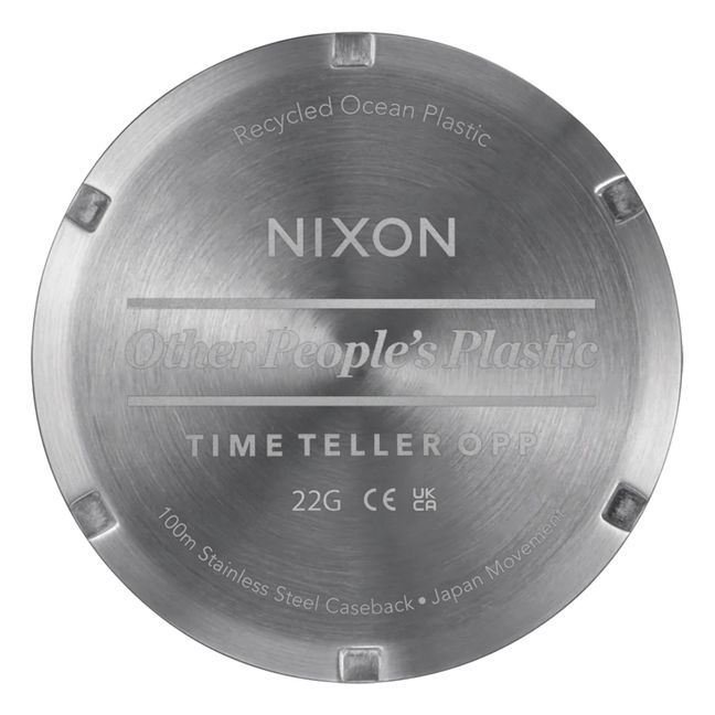 Time Teller Recycled OPP Watch | Blu marino