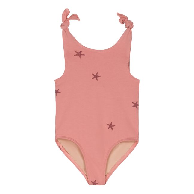 Badeanzug Roberta aus Jersey mit Sternchenprint | Rosa