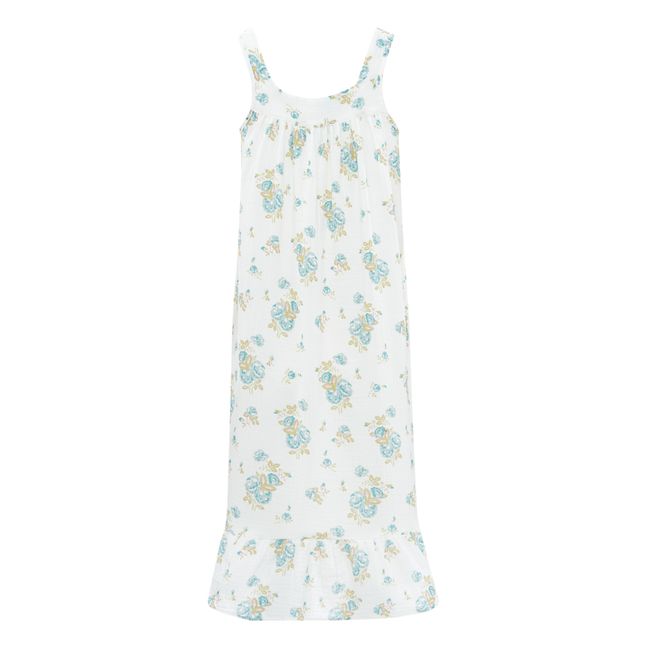 Robe de Nuit Gaze de Coton Bio Opera - Collection Femme | Blanc