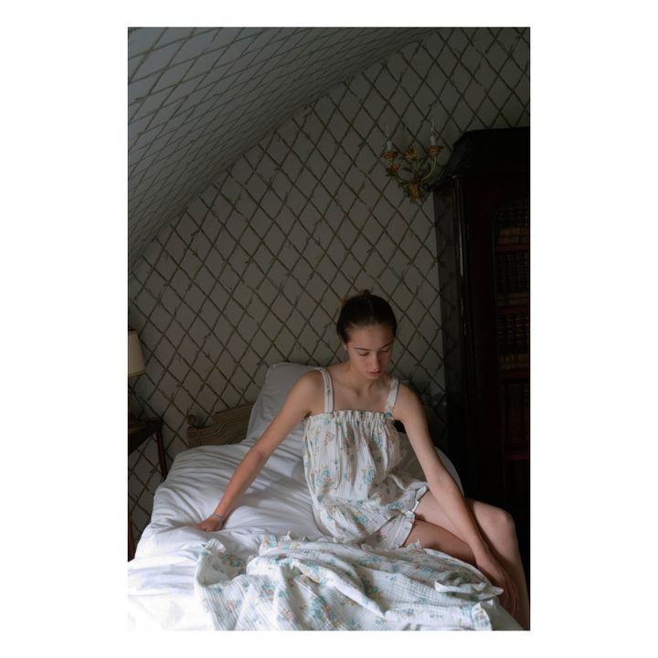 Maya Organic Cotton Gauze Pyjamas - Women’s Collection | Blanco- Imagen del producto n°2