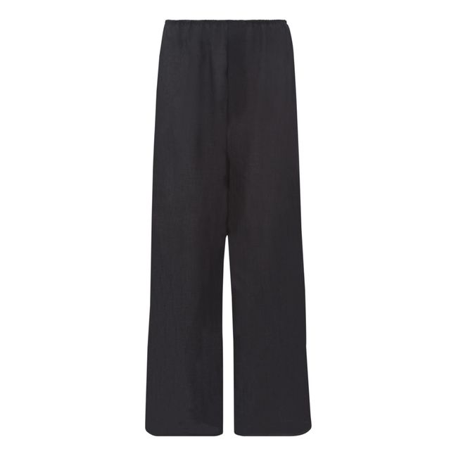 Domond Linen Pants | Negro
