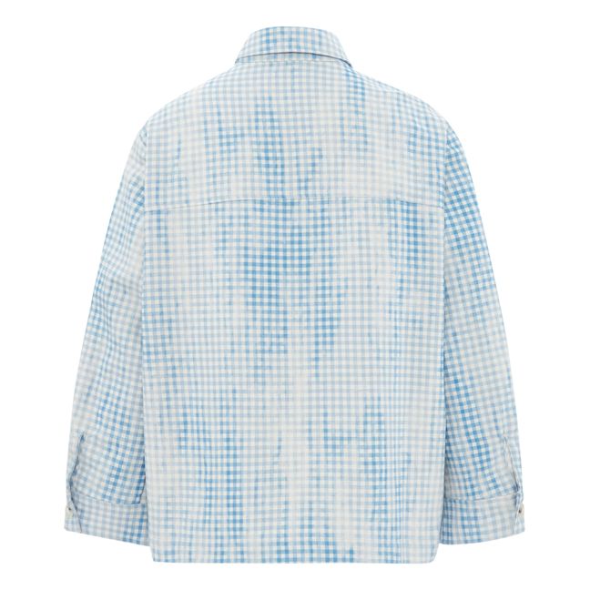 Bonnie Cotton and Linen Check Jacket | Azul Mar