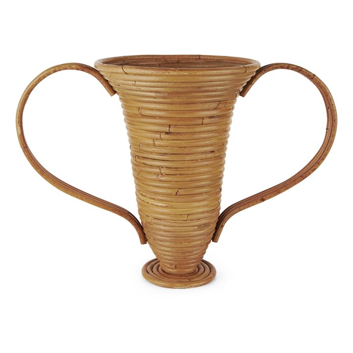 Amphora-Vase aus Rattan- Produktbild Nr. 0