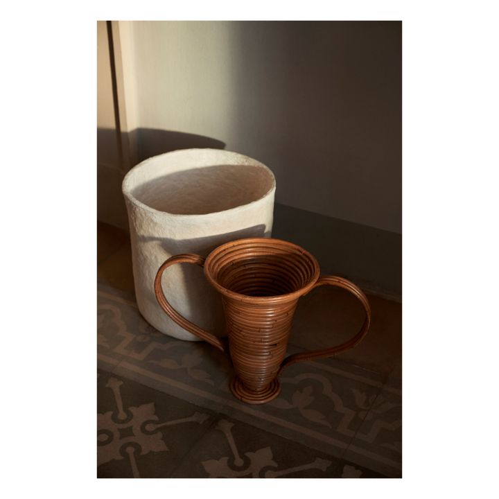 Amphora-Vase aus Rattan- Produktbild Nr. 1