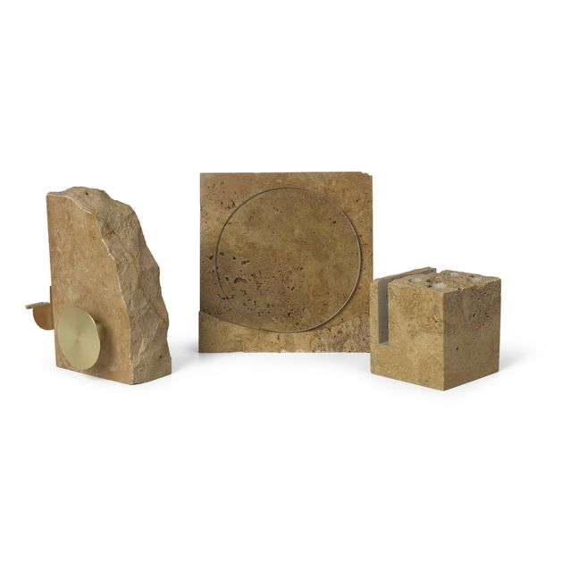 Cadre Klint en travertin | Ocre