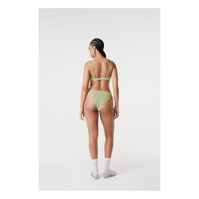 Miro Gingham Briefs | Verde