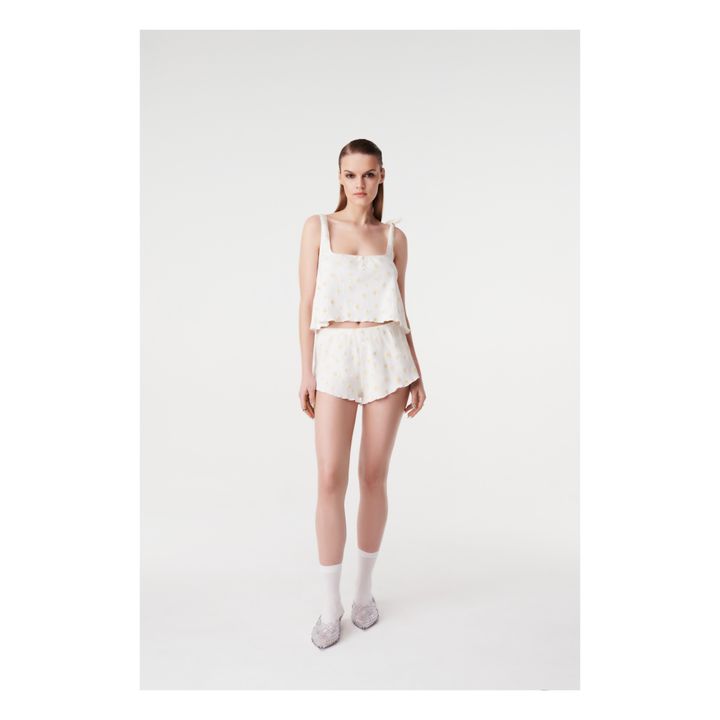 Mara Pyjama Top | Blanco- Imagen del producto n°1